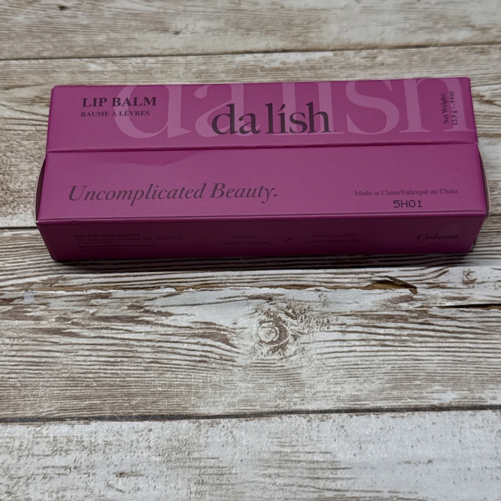 Dalish Tinted‎ Lip Balm - Coleen (violet purple) - Lot of 2 - New in Box